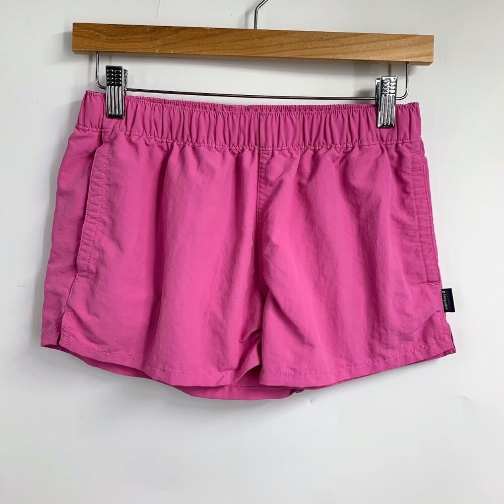 Patagonia Women's Athletic Shorts in Hot Pink
